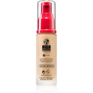 W7 Cosmetics HD hydratační krémový make-up odstín Creme Brule 30 ml