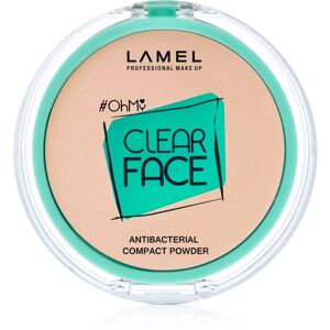 LAMEL OhMy Clear Face kompaktní pudr s antibakteriální přísadou odstín 401 Light Natural 6 g