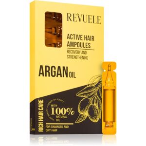 Revuele Argan Oil Active Hair Ampoules ampule pro suché a poškozené vlasy 8x5 ml