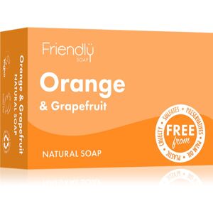 Friendly Soap Natural Soap Orange & Grapefruit přírodní mýdlo 95 g