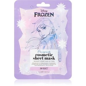 Mad Beauty Frozen Anna plátýnková maska s rozjasňujícím a hydratačním účinkem 25 ml