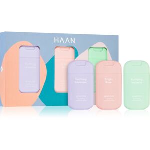 HAAN Gift Sets Great Aquamarine čisticí sprej na ruce dárková sada 3 ks