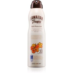 Hawaiian Tropic Satin Protection opalovací sprej na tělo a obličej SPF 30 220 ml
