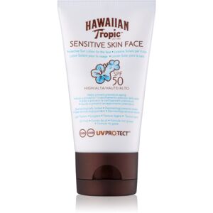 Hawaiian Tropic Sensitive Skin Face opalovací mléko na obličej SPF 50 60 ml