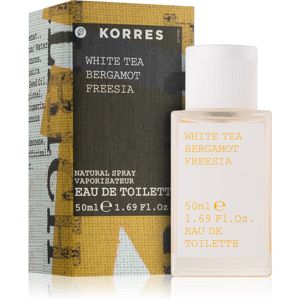 Korres White Tea, Bergamot & Freesia toaletní voda pro ženy 50 ml