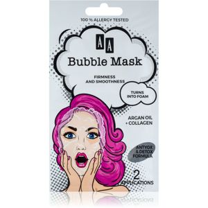 AA Cosmetics AA Bubble Mask zpevňující pleťová maska 2 x 4 ml