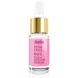 Delia Cosmetics Professional Face Care Stem Cells intenzivní zpevňující a protivráskové sérum s kmenovými buňkami na obličej, krk a dekolt 10 ml