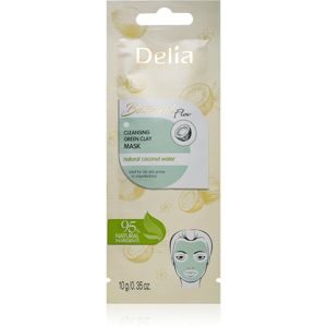 Delia Cosmetics Botanical Flow Coconut Water čisticí pleťová maska pro mastnou pleť 10 g