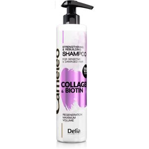 Delia Cosmetics Cameleo Collagen & Biotin posilující šampon pro poškozené a křehké vlasy 250 ml