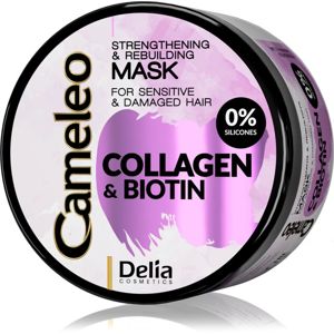 Delia Cosmetics Cameleo Collagen & Biotin posilující maska pro poškozené a křehké vlasy 200 ml