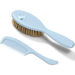 BabyOno Take Care Hairbrush and Comb III sada Blue (pro děti od narození)