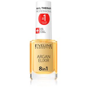 Eveline Cosmetics Nail Therapy Argan Therapy 8 in 1 regenerační elixír na nehty a nehtovou kůžičku 12 ml