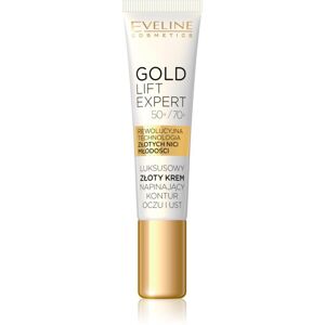 Eveline Cosmetics Gold Lift Expert vyhlazující krém na oční okolí a rty 15 ml