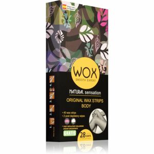 WOX Natural Sensation voskové depilační pásky na tělo 40 ks