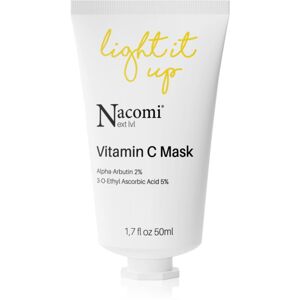 Nacomi Next Level Light It Up rozjasňující maska s vitaminem C 50 ml