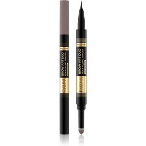 Eveline Cosmetics Brow Art Duo oboustranná tužka na obočí odstín Medium 8 g