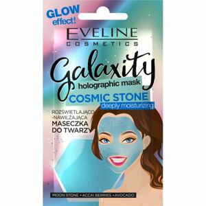 Eveline Cosmetics Galaxity Holographic rozjasňující hydratační maska pro mladou pleť 10 ml