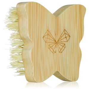 Crystallove Bamboo Butterfly Agave Body Brush Travel Size masážní kartáč na tělo 1 ks