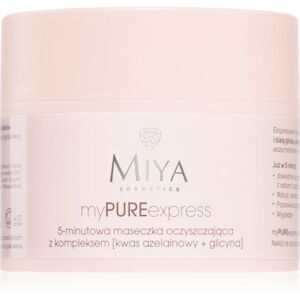 MIYA Cosmetics myPUREexpress čisticí maska pro redukci kožního mazu a minimalizaci pórů 50 g