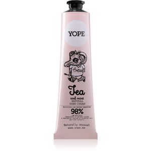 Yope Tea & Mint krém na ruce pro výživu a hydrataci 100 ml
