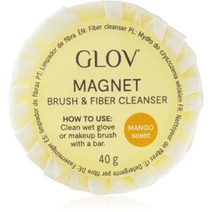 GLOV Accessories Magnet Cleanser Bar čisticí mýdlo pro kosmetické štětce vůně Mango 40 g