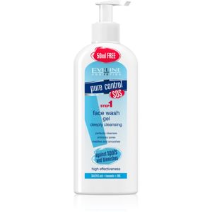 Eveline Cosmetics Pure Control mycí gel pro hloubkové čištění 200 ml