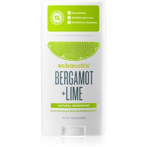 Schmidt's Bergamot + Lime tuhý deodorant 75 g