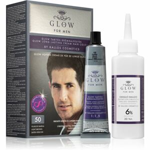 Kallos Glow For Men permanentní barva na vlasy pro muže odstín Light Brown