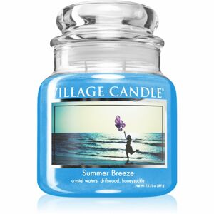 Village Candle Summer Breeze vonná svíčka (Glass Lid) 389 g