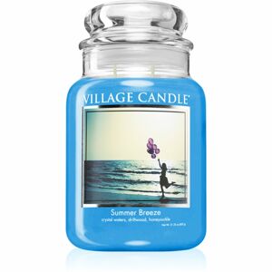 Village Candle Summer Breeze vonná svíčka (Glass Lid) 602 g