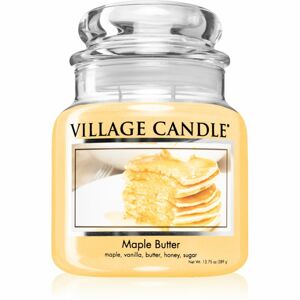 Village Candle Maple Butter vonná svíčka (Glass Lid) 389 g
