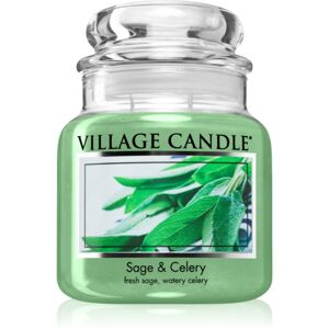 Village Candle Sage & Celery vonná svíčka 389 g