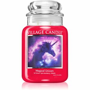 Village Candle Magical Unicorn vonná svíčka (Glass Lid) 602 g