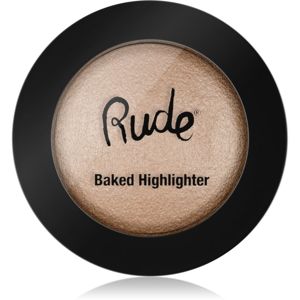Rude Cosmetics Baked Highlighter kompaktní pudrový rozjasňovač odstín Extravagant 7 g