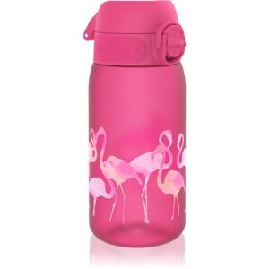 Ion8 Leak Proof láhev na vodu pro děti Flamingos 350 ml