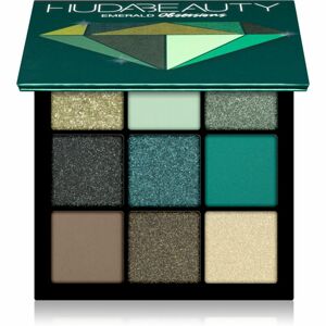 Huda Beauty Emerald Obsessions paletka očních stínů 8,4 g