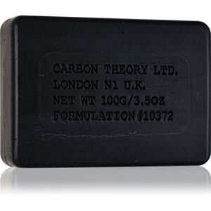 Carbon Theory Charcoal & Tea Tree Oil čisticí tuhé mýdlo pro zklidnění pleti 100 g
