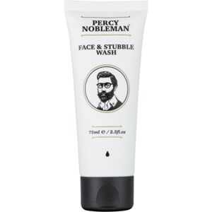 Percy Nobleman Face & Stubble Wash čisticí gel na obličej a vousy 75 ml