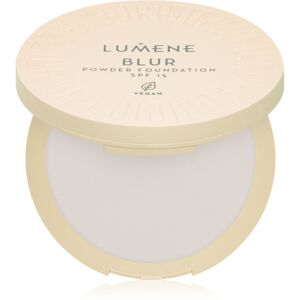 Lumene Blur kompaktní pudr a make-up 2 v 1 SPF 15 odstín No. 1 10 g