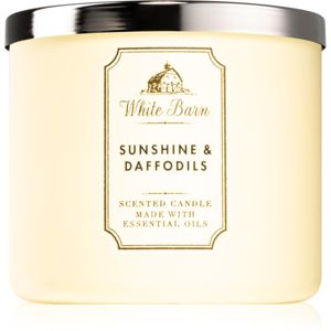 Bath & Body Works Sunshine and Daffodils vonná svíčka 411 g