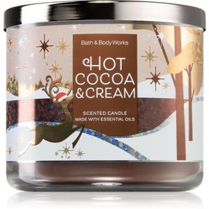 Bath & Body Works Hot Cocoa & Cream vonná svíčka II. 411 g