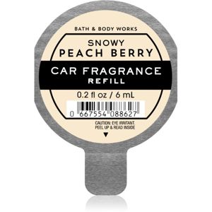 Bath & Body Works Snowy Peach Berry vůně do auta náhradní náplň 6 ml