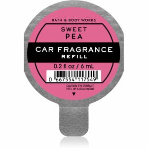 Bath & Body Works Sweet Pea vůně do auta náhradní náplň 6 ml