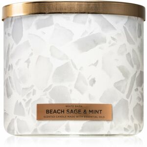 Bath & Body Works Beach Sage & Mint vonná svíčka 411 g