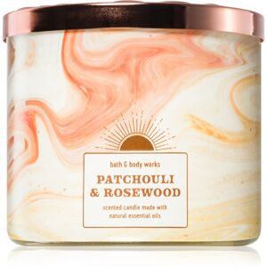 Bath & Body Works Patchouli & Rosewood vonná svíčka 411 g