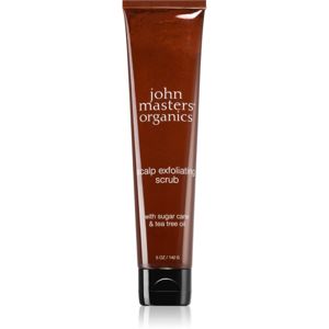 John Masters Organics Sugar Cane & Tea Tree Oil Scalp Exfoliating Scrub čisticí peeling pro pokožku hlavy 142 g