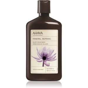 Ahava Mineral Botanic Lotus & Chestnut sametový sprchový krém lotos a kaštan 500 ml
