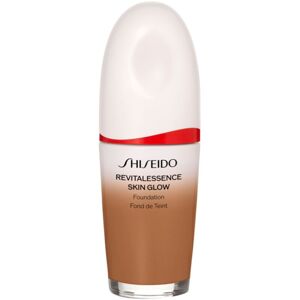 Shiseido Revitalessence Skin Glow Foundation lehký make-up s rozjasňujícím účinkem SPF 30 odstín Cedar 30 ml