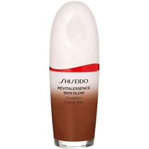 Shiseido Revitalessence Skin Glow Foundation lehký make-up s rozjasňujícím účinkem SPF 30 odstín Rosewood 30 ml