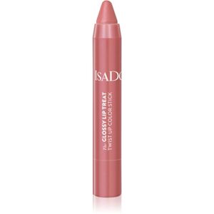 IsaDora Glossy Lip Treat Twist Up Color hydratační rtěnka odstín 03 Beige Rose 3,3 g